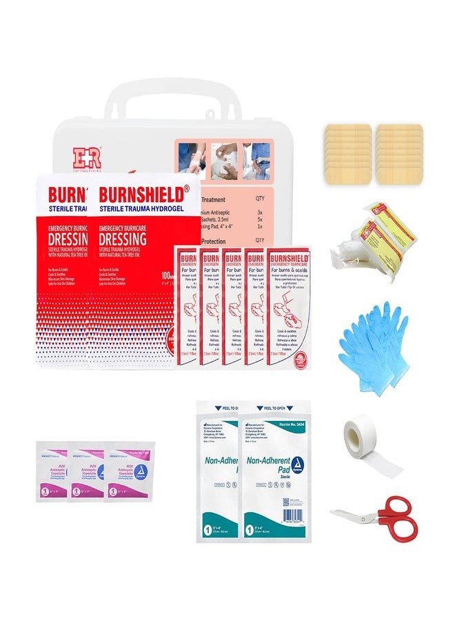 Ever Ready First Aid Basic Burn Kit with Burn Gel & Dressing for Common Burns and Scalds - Image 1